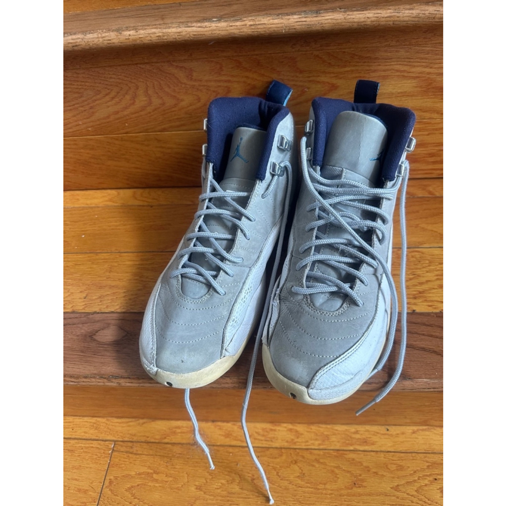 Kids 
Jordan Sneakers Gray Blue Size 7Y